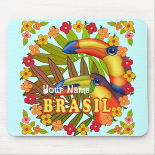 Toucans du Brésil  tapis de souris
