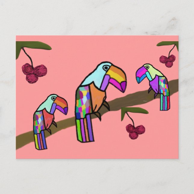 Toucans Postcard Postkarte (Vorderseite)