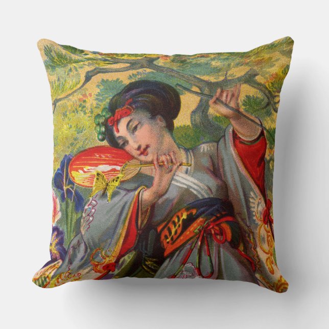 Touch der Schmetterlinge Kissen (Vorderseite)