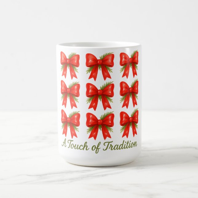 Touch des traditionellen Geschenkmusters "Roter Bo Kaffeetasse (Mittel)