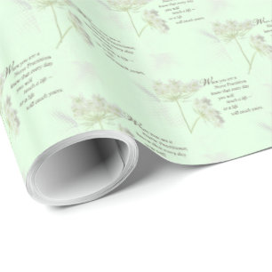 Touch für Krankenpfleger lebt Wildblume Geschenkpapier