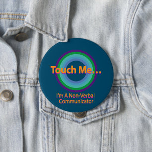 Touch, ich bin ein nicht-verbaler Aquamariner BG Button