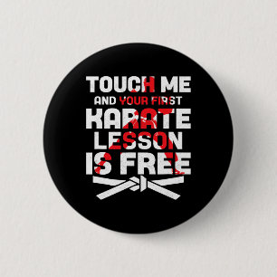 Touch Ich und deine erste Karate-Lektion ist Freiz Button