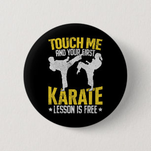 Touch Ich und Ihre erste Karate Lektion ist kosten Button