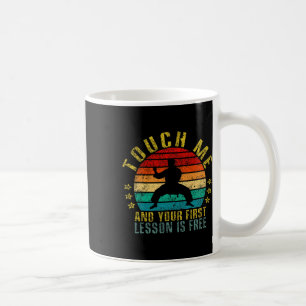Touch Ich und Ihre erste Lektion ist kostenlos lus Kaffeetasse