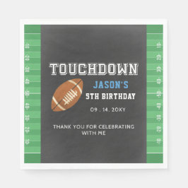 Touch in Superbowl Boy Fußball Geburtstag Serviette