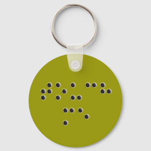 Touch Me (Braille-Schrift) Schlüsselanhänger