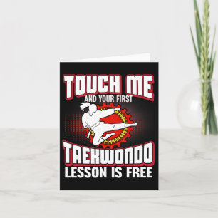 Touch Me und Ihre erste Taekwondo-Lektion ist kost Karte