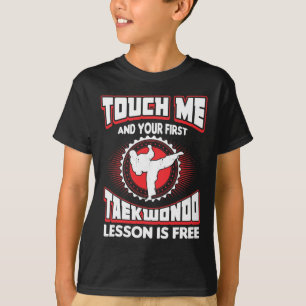 Touch Me und Ihre erste Taekwondo-Lektion ist kost T-Shirt