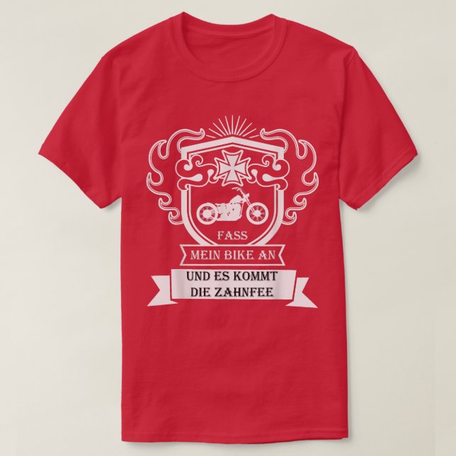 Touch mein Fahrrad und es kommt zum Tooth FairyFun T-Shirt (Design vorne)