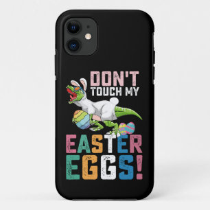 Touch meine Ostereier nicht auf Dinosaurier Case-Mate iPhone Hülle