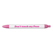 Touch meine Stifte mit schwarzen Tinten Pen