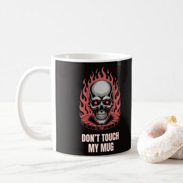 Touch mich nicht kaffeetasse (Mit Donut)