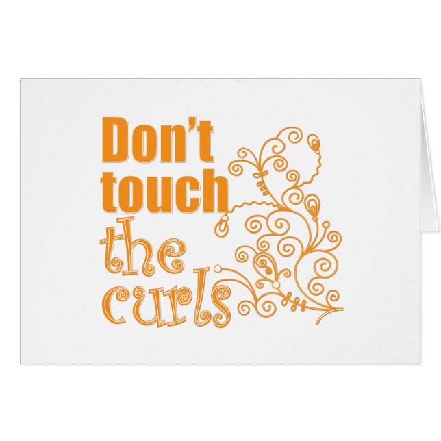 Touch nicht die Curls! (Vorderseite (Horizontal))