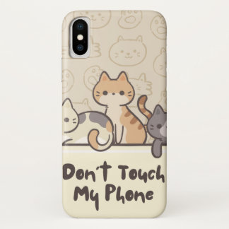 Touch nicht mein iPhone beeindruckend Zitat. Case-Mate iPhone Hülle