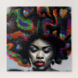 Touch nicht meine Haare schwarze Melanin Afro Quee