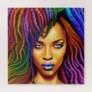 Touch nicht meine Haare schwarze Melanin Afro Quee