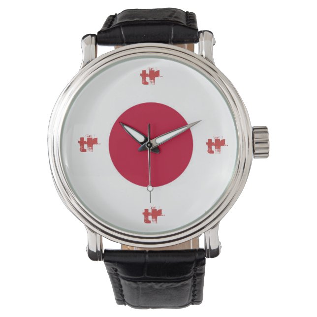 Touch Rush Japan Flag Watch Armbanduhr (Vorderseite)