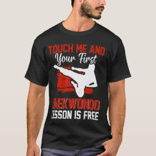 Touch und Ihre erste Taekwondo-Stunde ist kostenlo T-Shirt