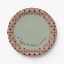 Touch von Aquamarinem Rosa und Burgund Designer