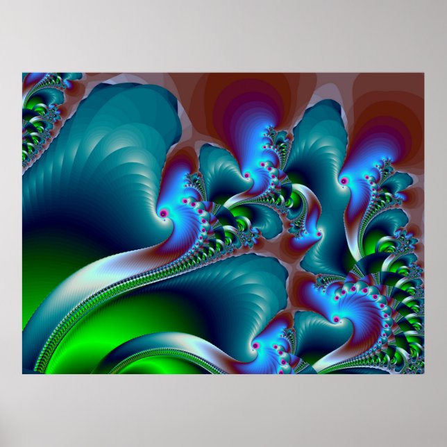 Touch von Grau Poster (Vorne)