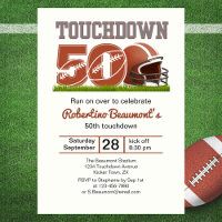 Touchdown 50 Funny Football 50. Geburtstag