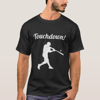 Touchdown Baseball Baseball Spieler T-Shirt