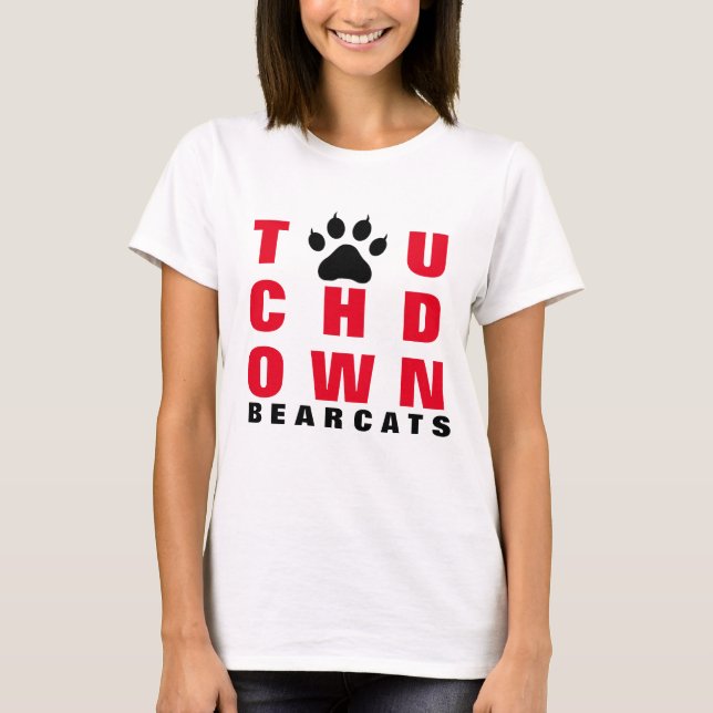 Touchdown Bearcats Football Saison T-Shirt (Vorderseite)