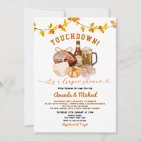 Touchdown es ist ein Windeln Dusche Pumpkin Bierfa