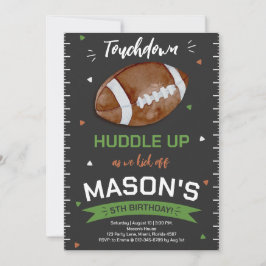 Touchdown Football Geburtstag Einladung