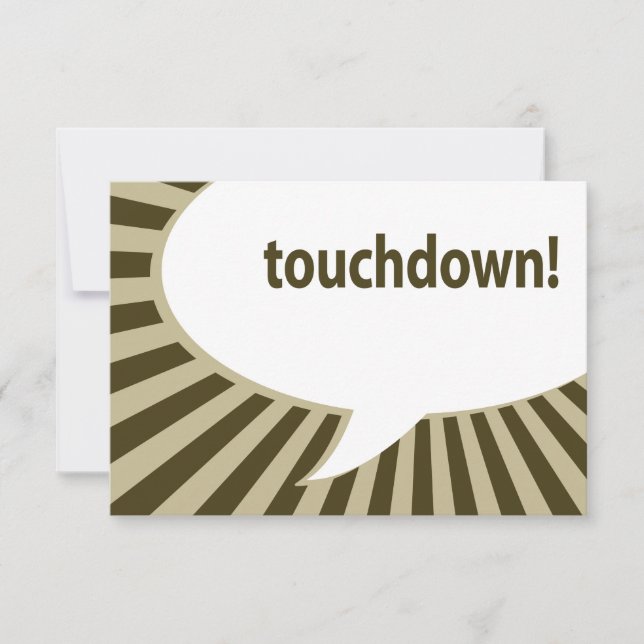 Touchdown! (Fußball/Superbowl-Party) Einladung (Vorderseite)