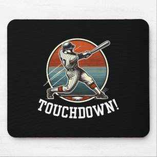 Touchdown Homerun Sports Mash Up Fußball Baseball Mousepad