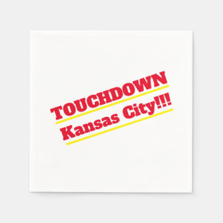Touchdown Kansas City Cocktail Napkins Serviette