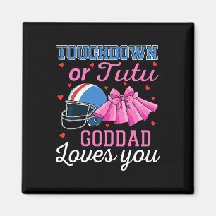 Touchdown Oder Tutu Gott liebt dich Football Ba Magnet