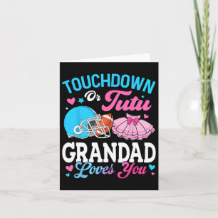 Touchdown- oder Tutu-Grandad-Lieben, die Sie Gesch Karte