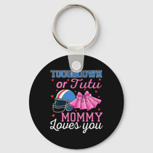 Touchdown oder Tutu Mami liebt dich Fußball Geschl Schlüsselanhänger