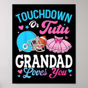Touchdown oder Tutu Opa liebt dich Geschlechtsenth Poster