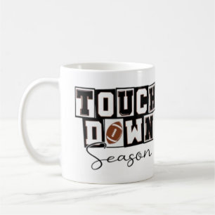 🏈 Touchdown Season Graphic T-Shirt Kaffeetasse