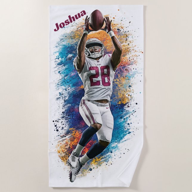 Touchdown-Triumph Strandtuch (Vorderseite)