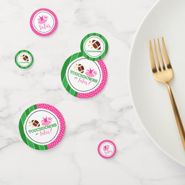 Touchdowns oder Tutus Gender Reveal Party Konfetti (Gruppe)