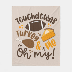 Touchdowns Türkei & Pie Oh, Fleecedecke