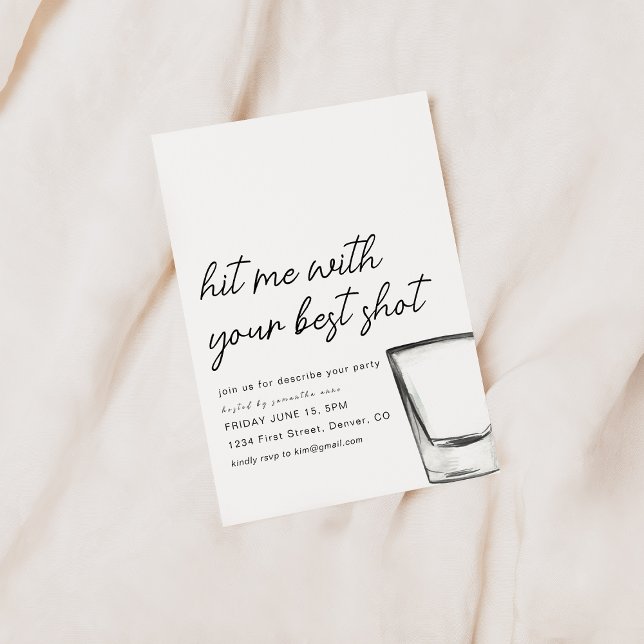 Touchez-Moi Avec Votre Meilleur Invitation De Fête (Créateur téléchargé)