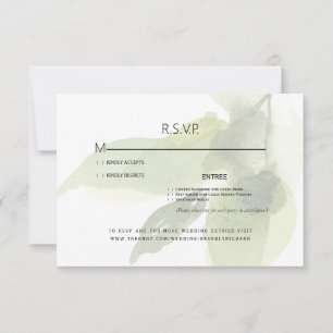 Touchs der Frühjahrskarten-Hochzeitskarte RSVP Karte