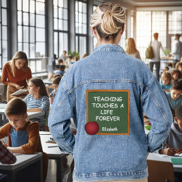 TOUCHS EIN LEBEN FÜR IMMER LEHREN JEANSJACKE