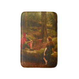 Touchstone and Audrey (In the Forest of Arden) Badematte