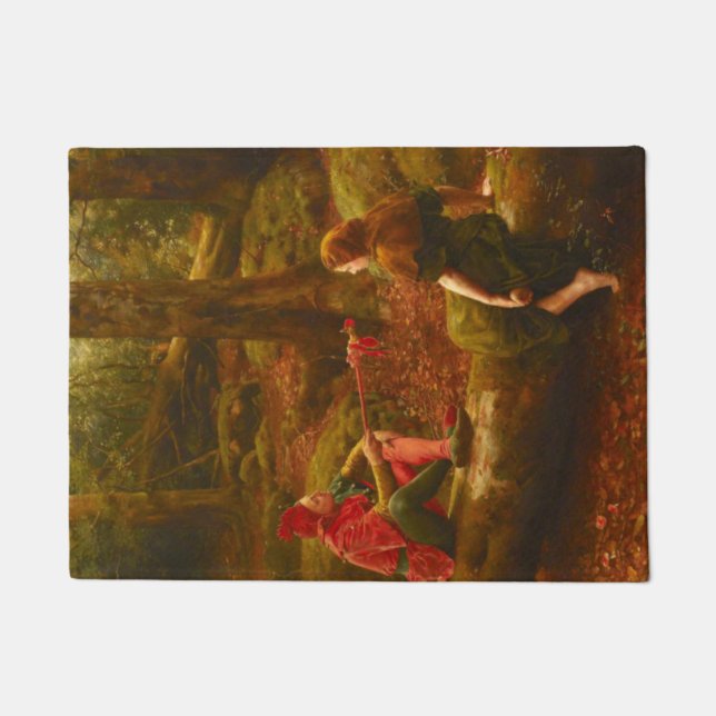 Touchstone and Audrey (In the Forest of Arden) Fußmatte (Vorderseite)