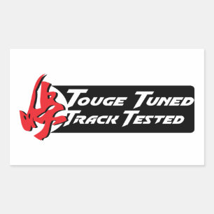 Touchtuned Track getestet Rechteckiger Aufkleber