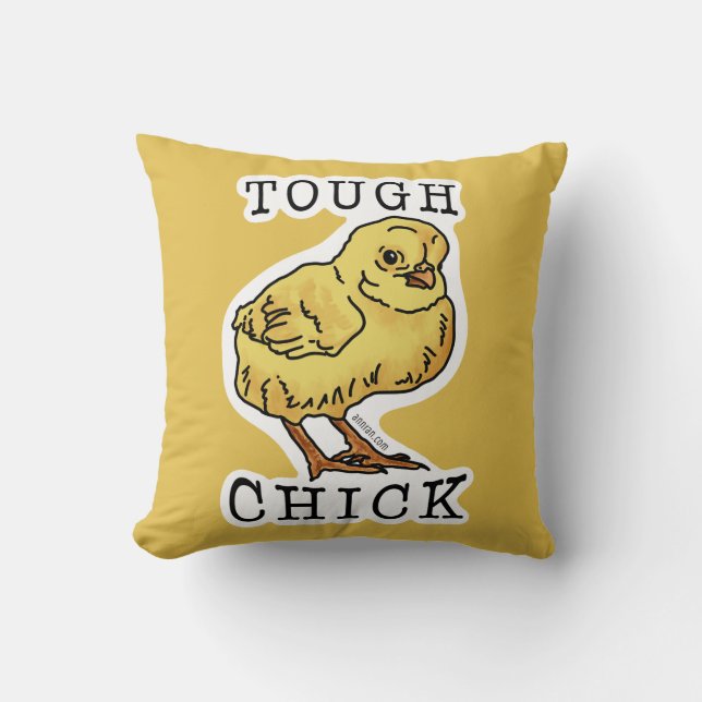 Tough Chick Kissen (Vorderseite)