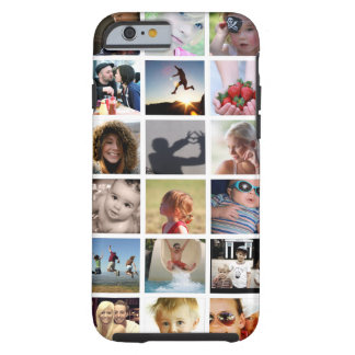 Tough Collage photo client iPhone 6 Coque (Coque-Mate)