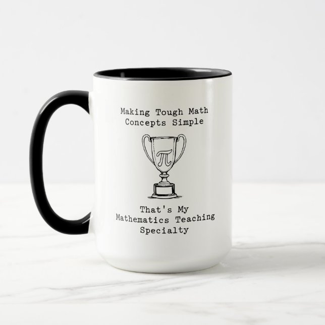 Tough Math einfach machen: Lehrspezialität Tasse (Links)